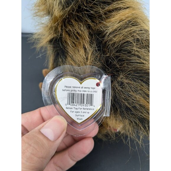 Vintage 1998 TY Beanie Kiwi Bird Plush Brown Fuzzy Stuffed Animal Collection 90s - Picture 9 of 10